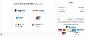 hostigner支付方式